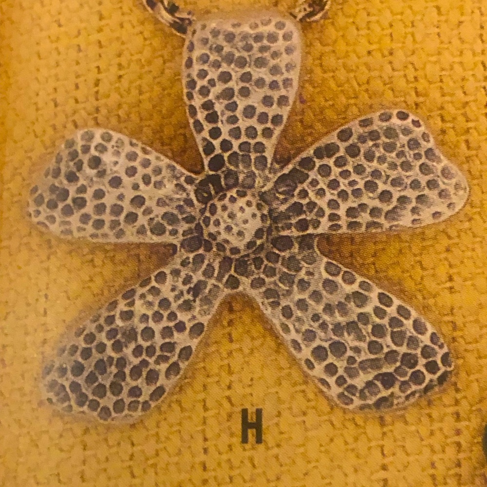 Silpada Oxidized Sterling Silver Flower Pendant on Leather Choker style Necklace